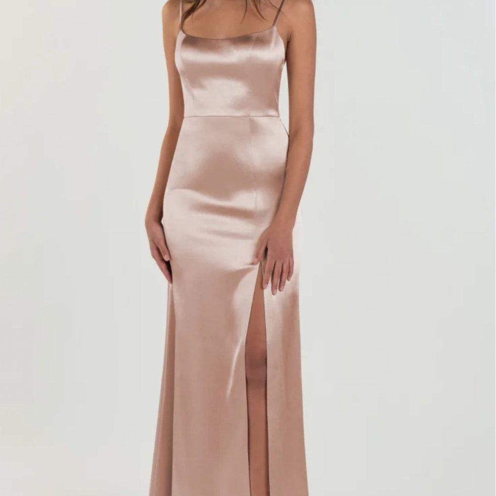 Jenny Yoo Whipped Apricot Bridesmaid Dress